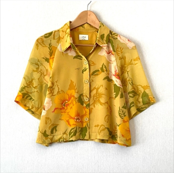 Aritzia Wilfred Henrietta Floral Blouse - Picture 3 of 6